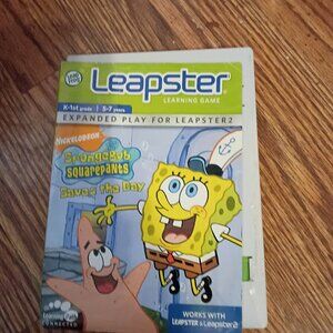 SpongeBob learning Leap Frog Leapster game cartridge